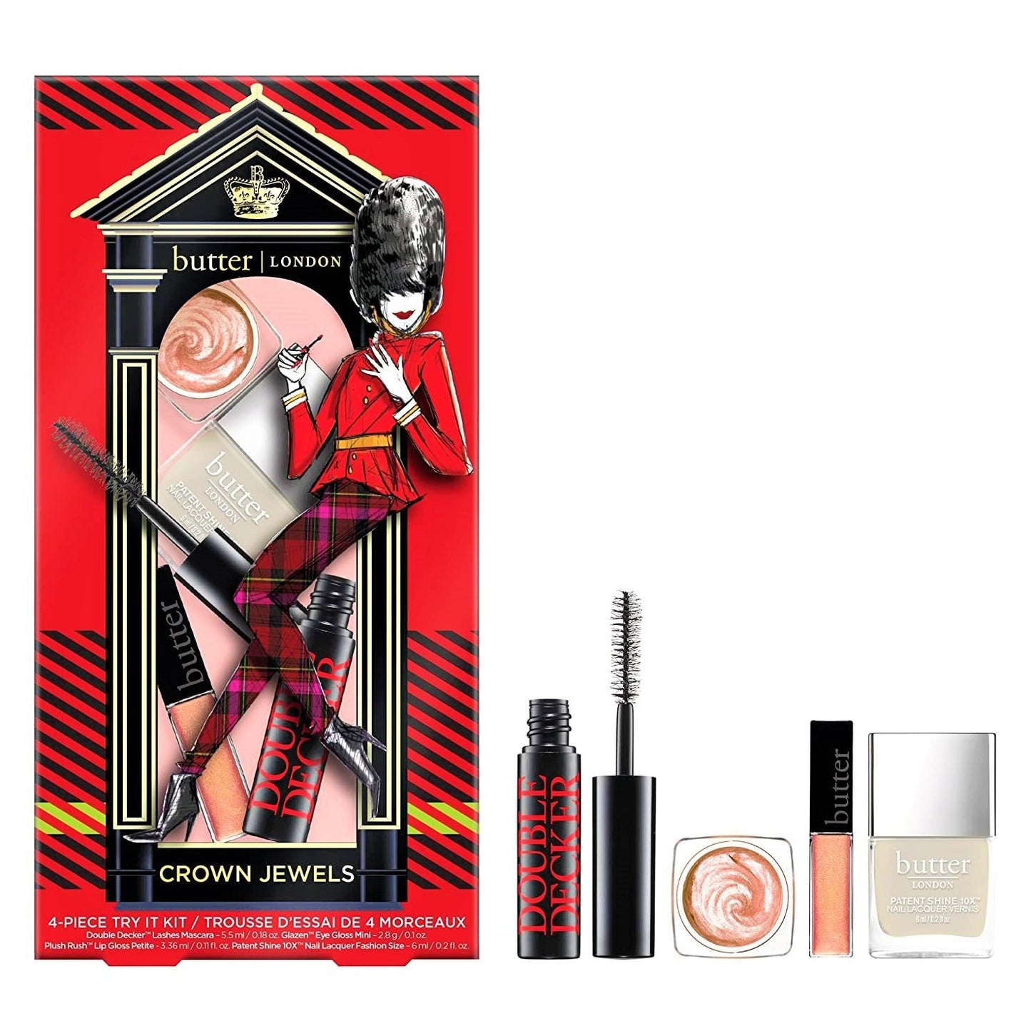 BUTTER LONDON 4 PIECE LIMITED EDITION MAKEUP SET