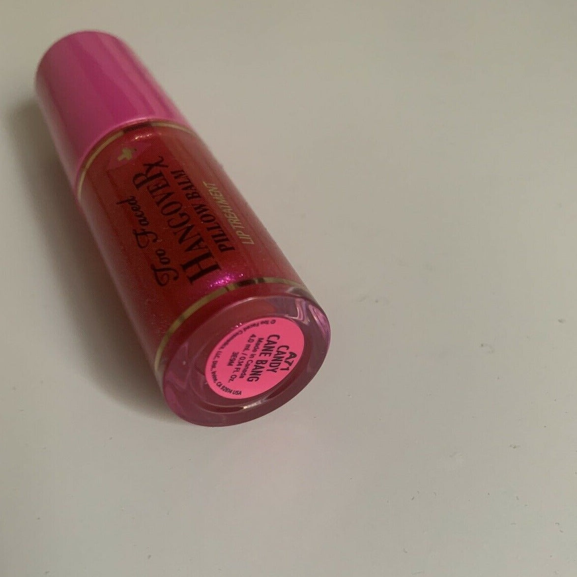 The Too Faced Hangover RX Pillow Balm Ultra-Hydrating and Nourishing Lip Treatment Set hydrates and replenishes your pout with 4 Super size deluxe size exclusive shades and scents that will take you into the holidays and beyond year around.