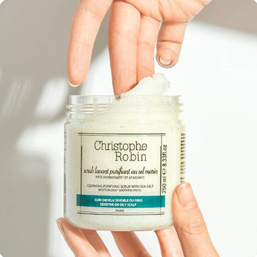 Christophe Robin Exfoliante Limpiador Purificante Con Sal Marina 40ml.