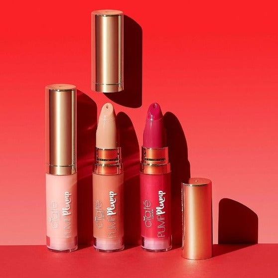 ciate pump and plump lip gloss line offers 3 different colors such as blossom as shown in the photos