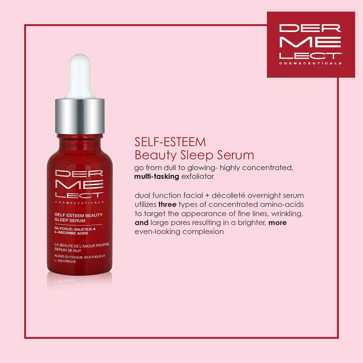 Suero de belleza para dormir Dermelect Self Esteem Premium