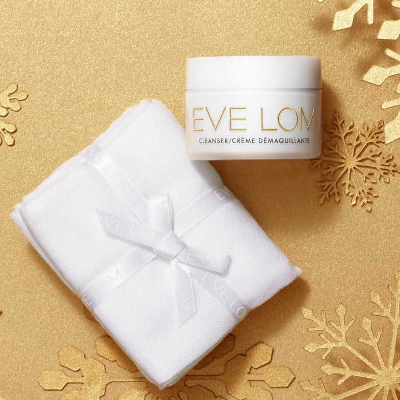 Eve Lom's iconic Cleanser deep cleanses without drying or stripping the skin and removes even the most stubborn of waterproof makeup.