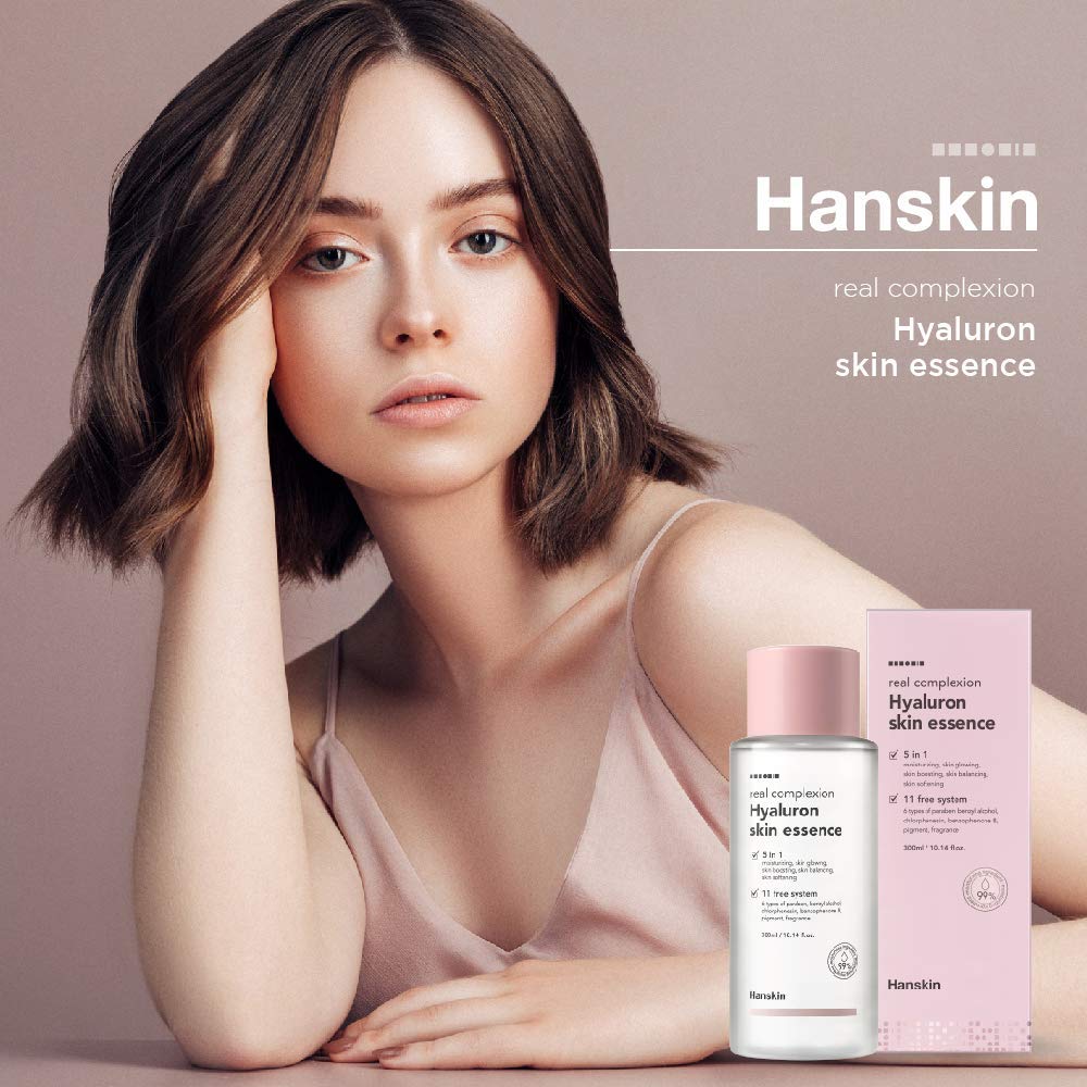 Hanskin Real Complexion Hyaluronic Skin Essence 5-in-1