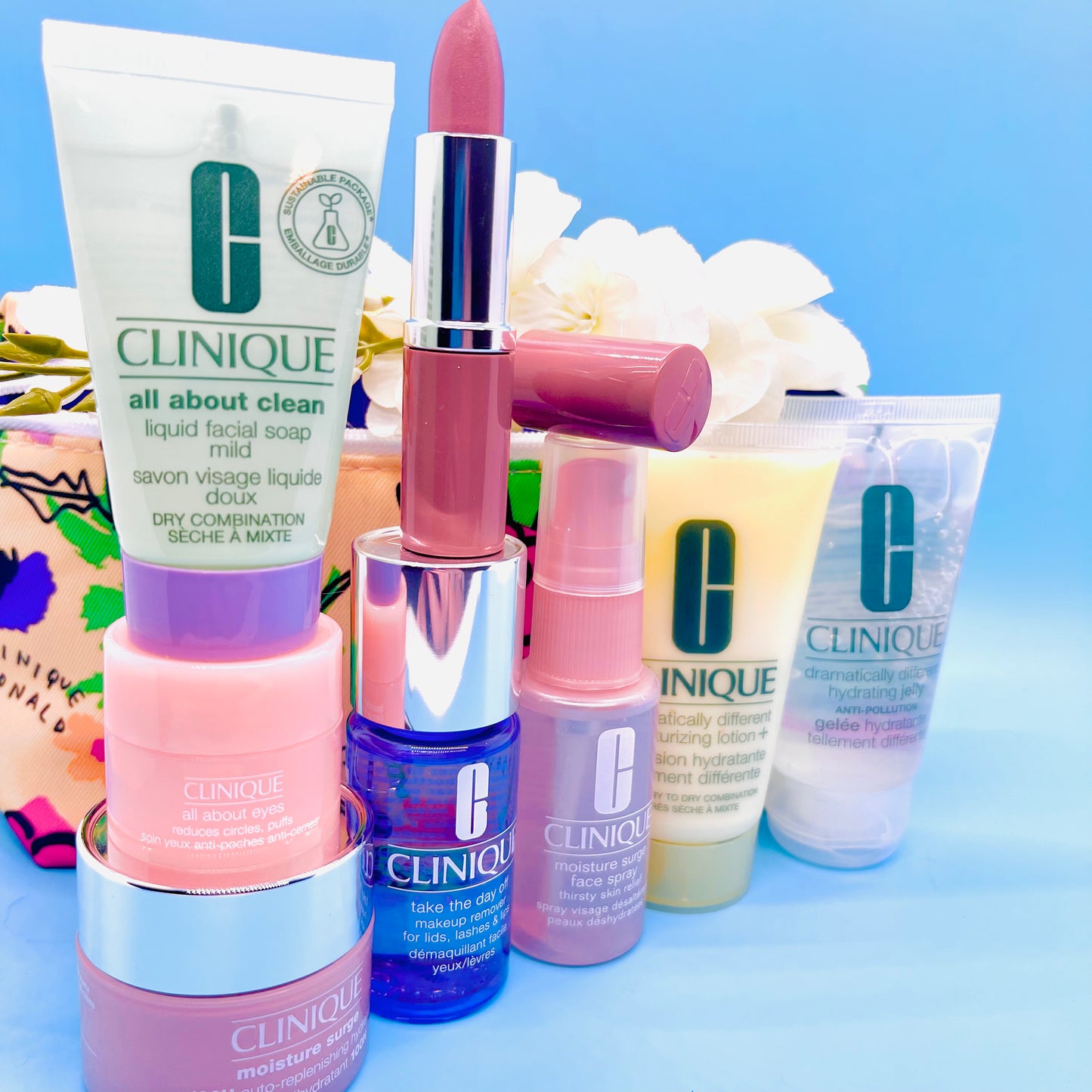 Paquete de belleza de 9 piezas antienvejecimiento Clinique All Star