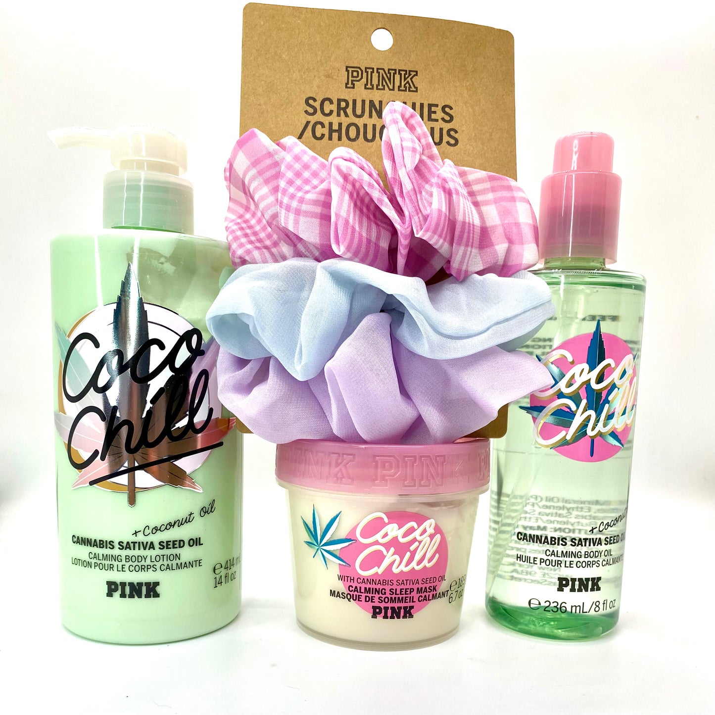 Victoria Secret Pink Coco Chill Calming Gift Bundle