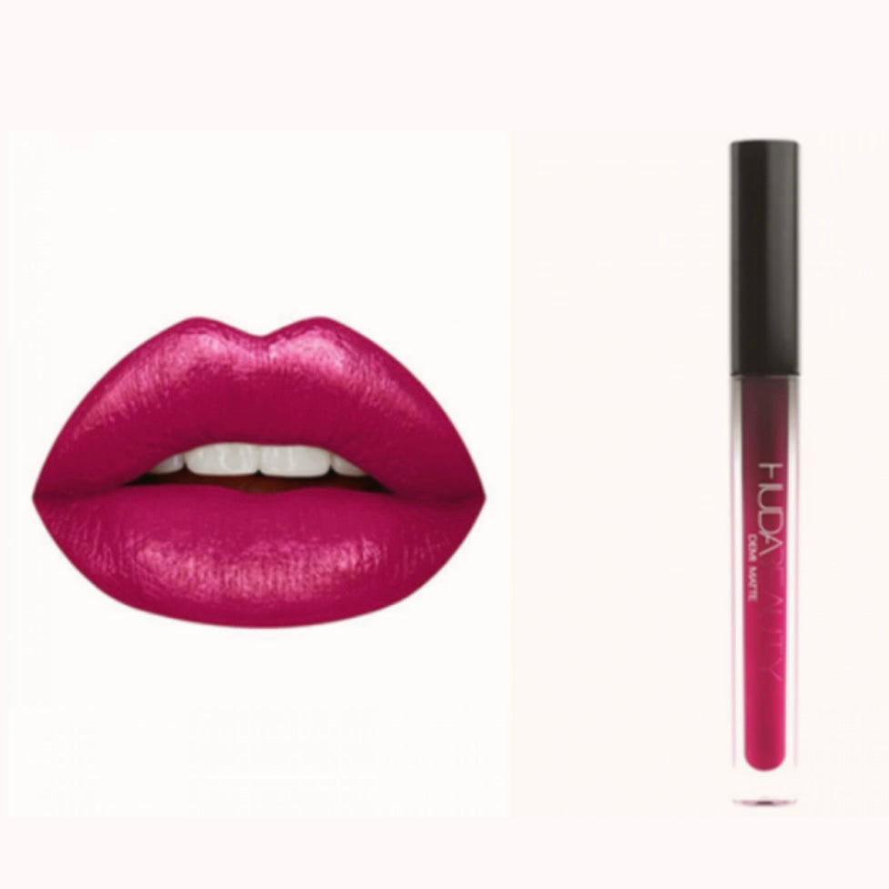 Huda Beauty Demi Matte Lipstick - Passionista