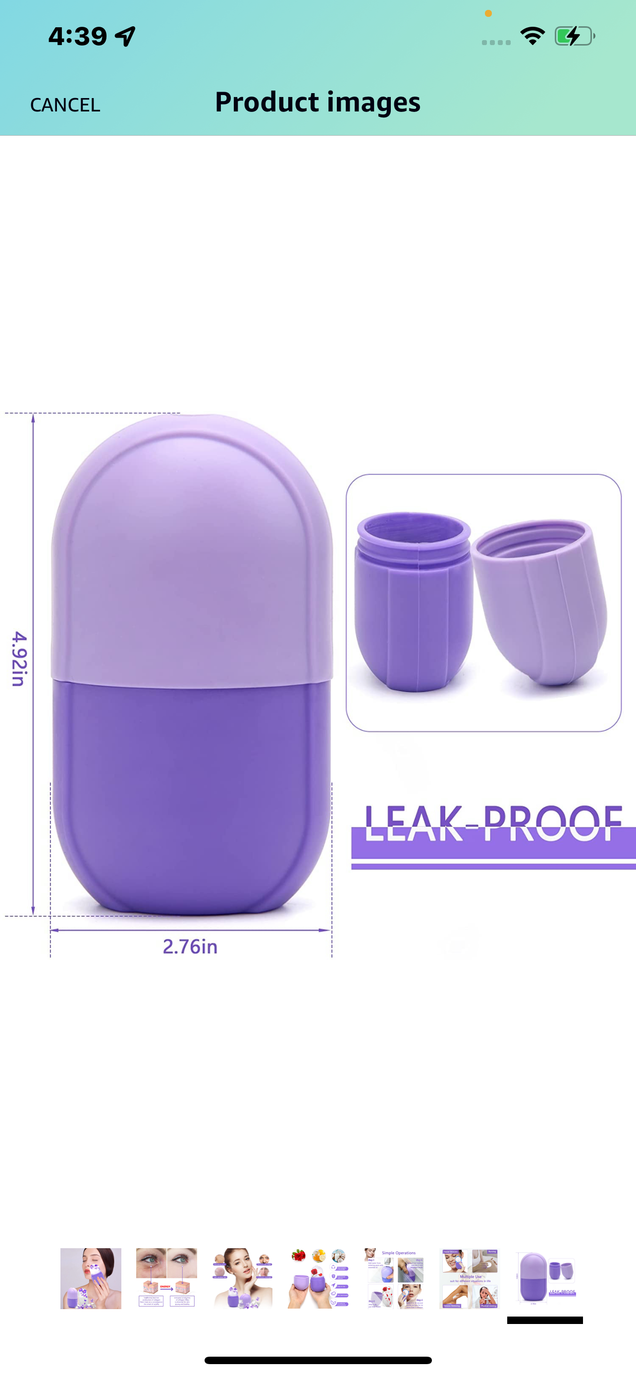 Luxury Skin Enhancing Facial Skin Care Ice Roller