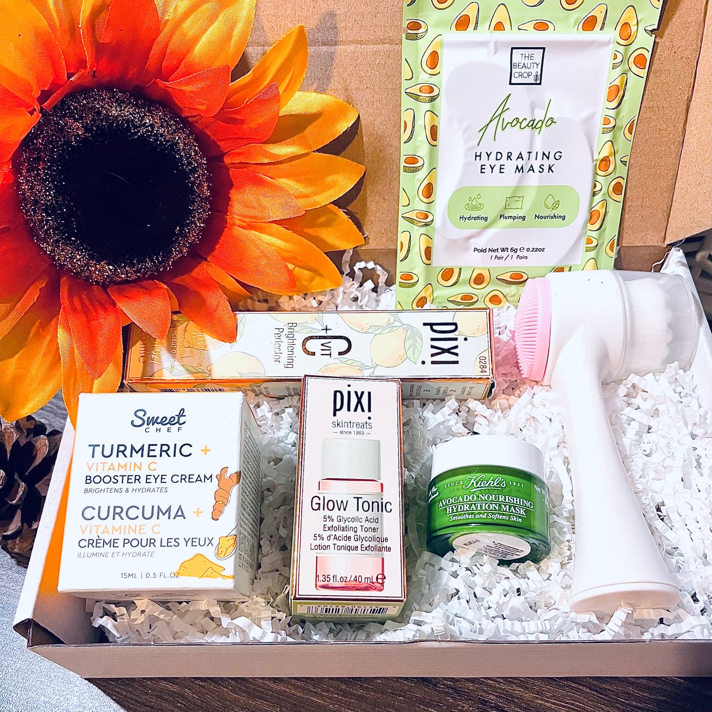 FaceTreasures Korean Beauty Anti Aging Glow Bundle, Non-Subscription Monthly Box