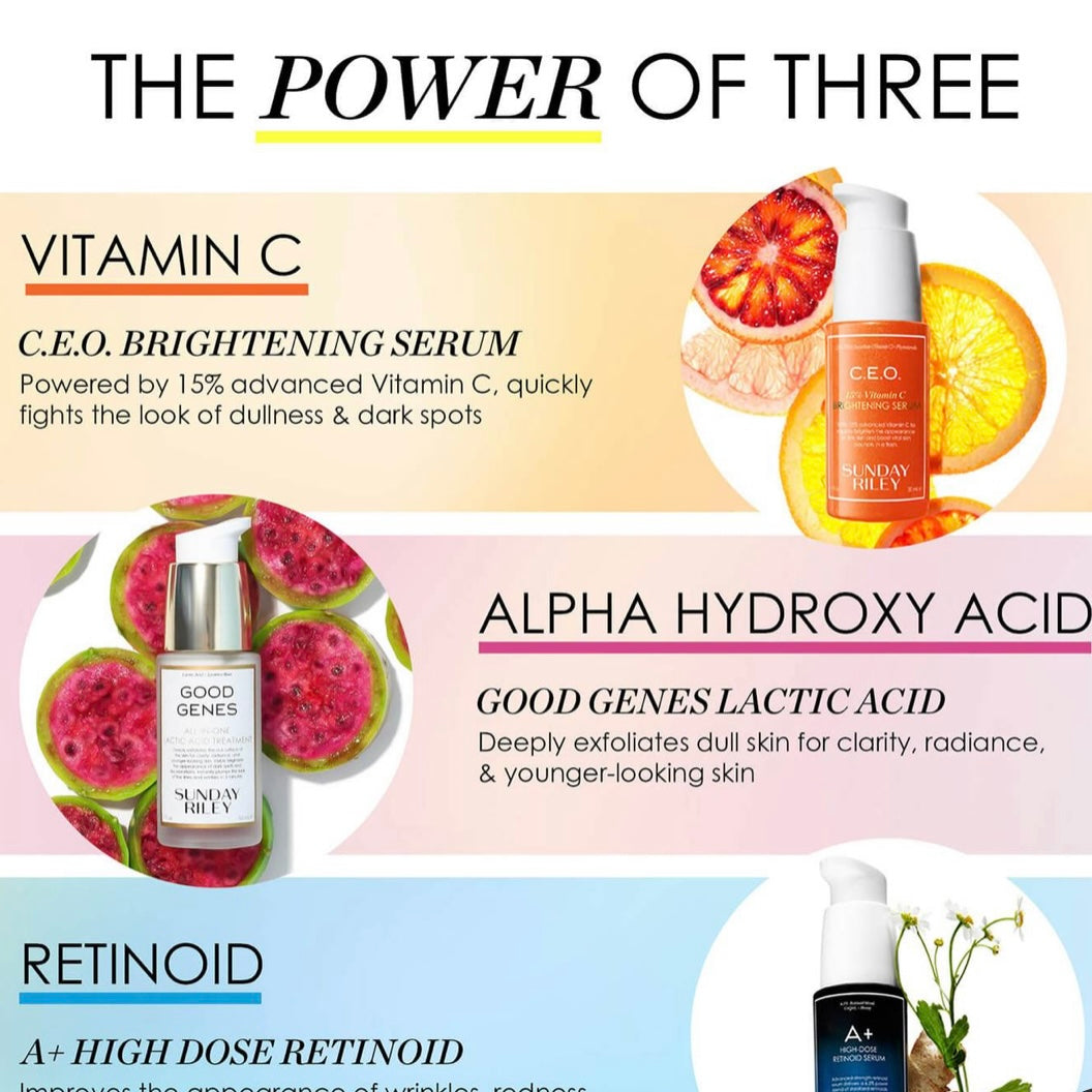 Sunday Riley A+ High-Dose Retinoid Serum Full size 1oz.