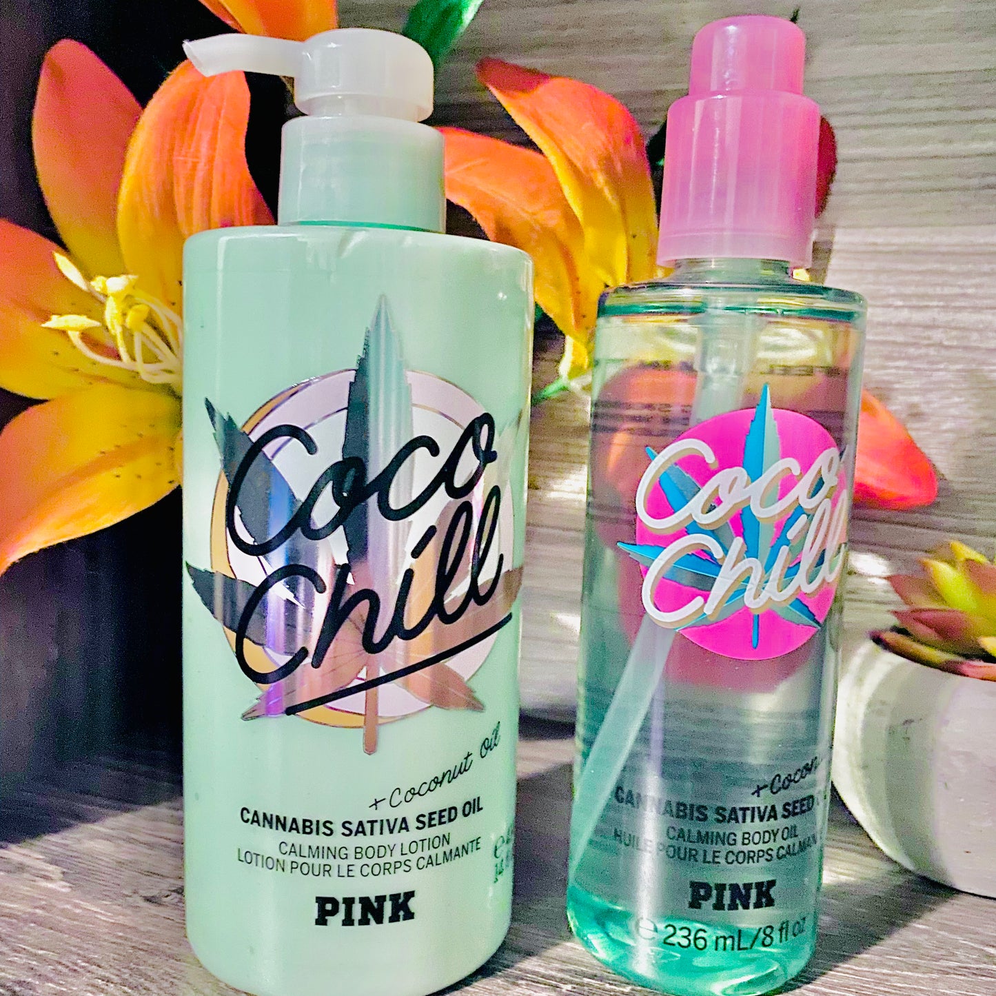 Victoria Secret Pink Coco Chill Calming Gift Bundle