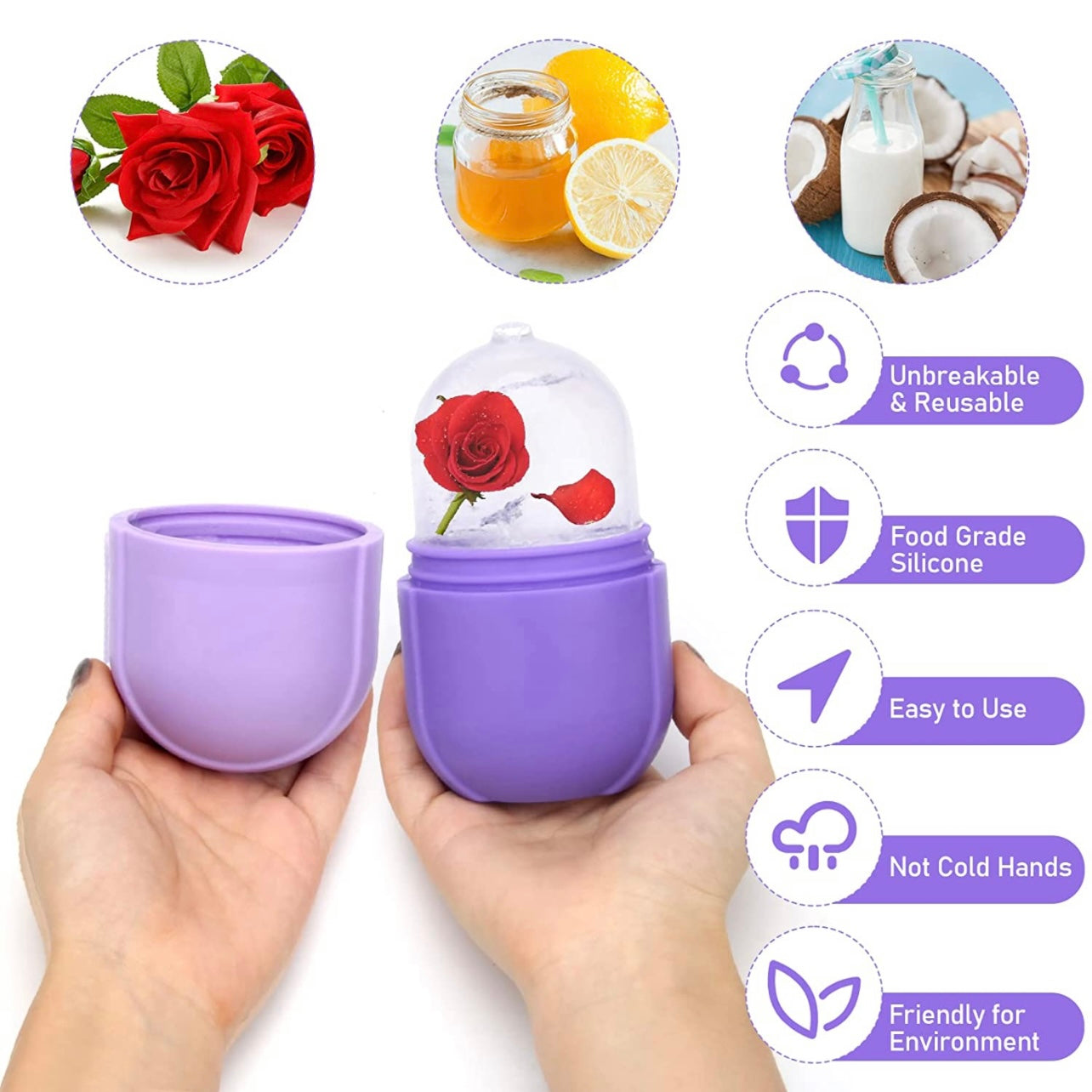 Luxury Skin Enhancing Facial Skin Care Ice Roller