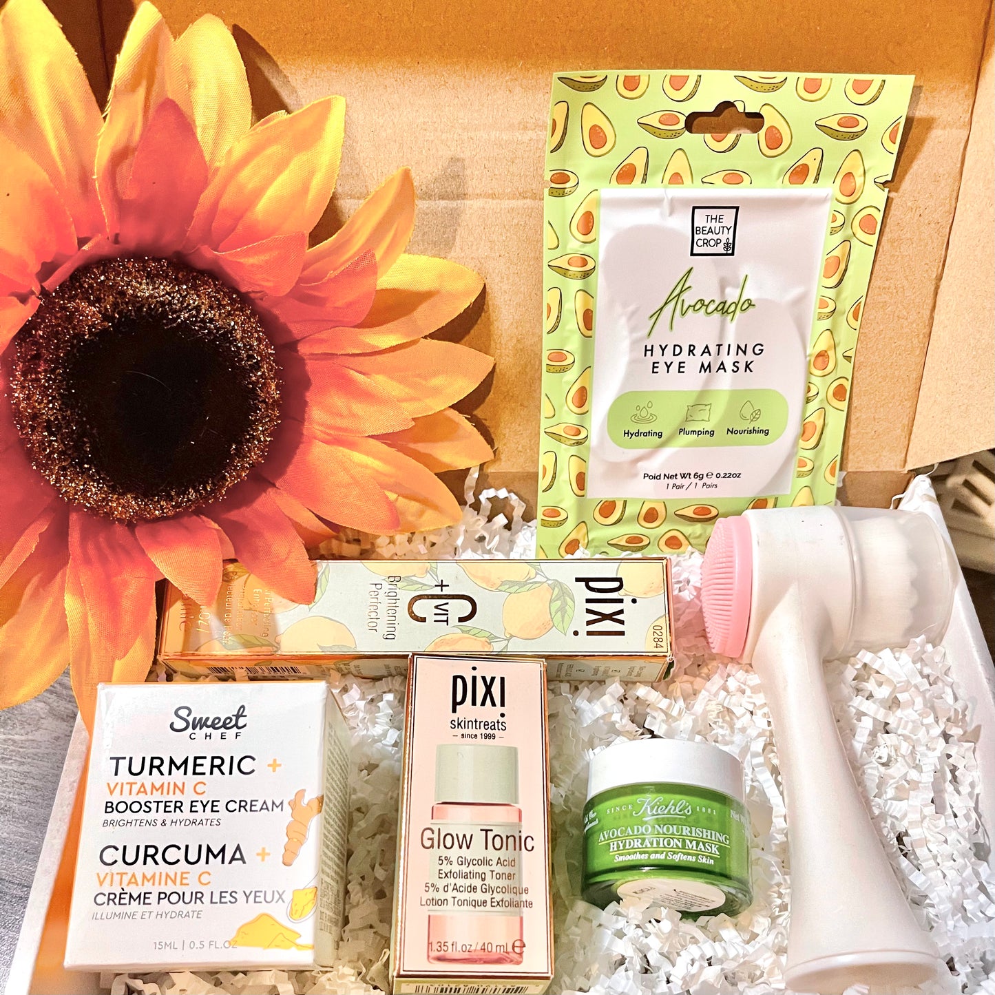 FaceTreasures Korean Beauty Anti Aging Glow Bundle, Non-Subscription Monthly Box