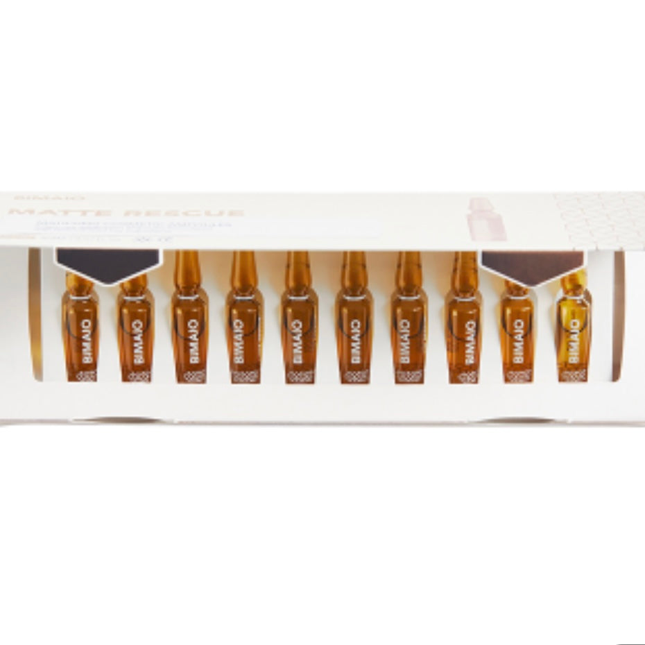 Juego de ampollas de rescate mate coreano Bimaio con ingredientes clave concentrados para hombres y mujeres
