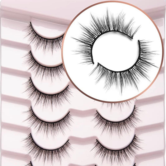 7 pairs of 3D Faux Mink Treasure Eyelashes