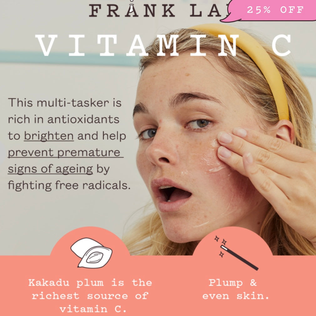 Mascarilla iluminadora con vitamina C Frank Body