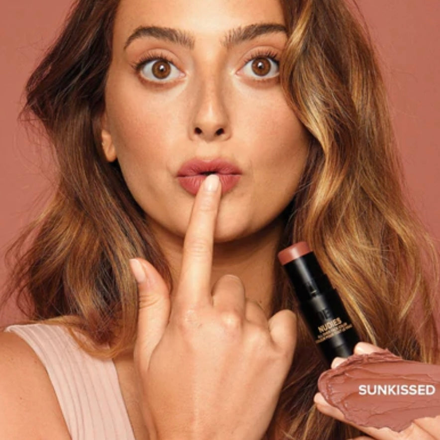 Nudies Matte Sun kissed Bronzing & Highlighter Stick For Cheeks + Eyes + Lips | Full-size