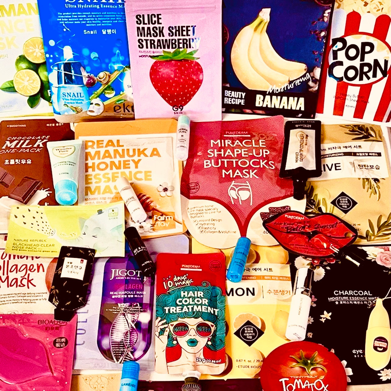 K-beauty “Mask It & Glow” Non-Subscription Monthly Sheet Mask Box