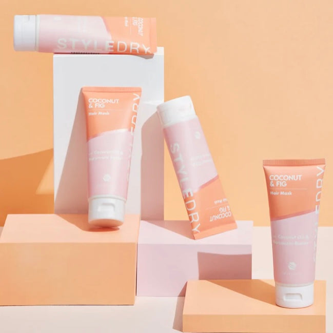 Mascarilla capilar de higo de coco con manteca de Murumuru de StyleDry 3.03oz.