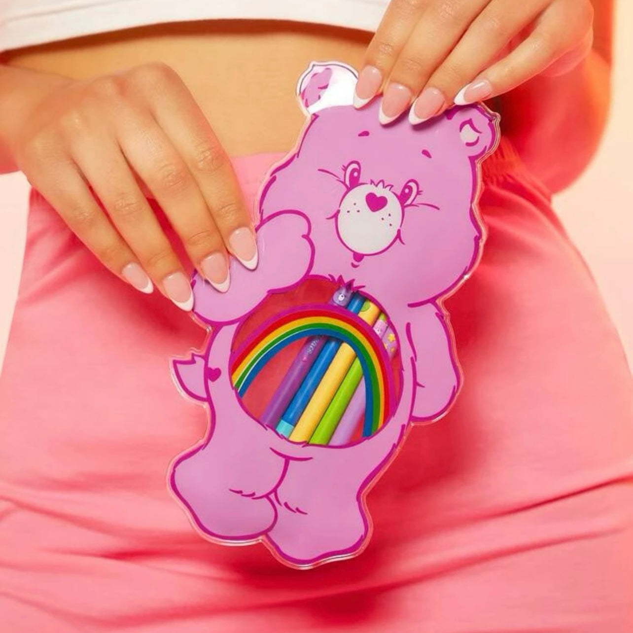 Premium Limited Edition Professional Care Bear Makeup Brush Set w/ Matching Case