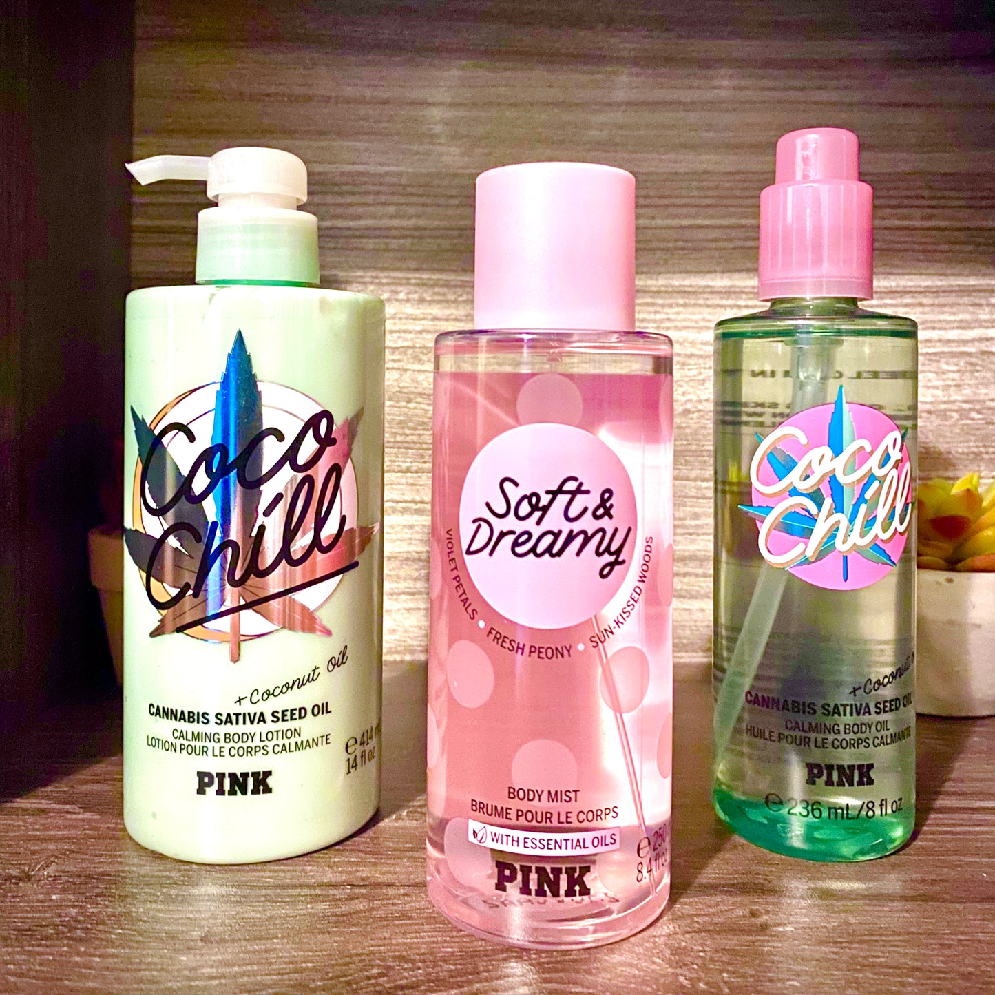 Victoria Secret Pink Coco Chill Calming Gift Bundle