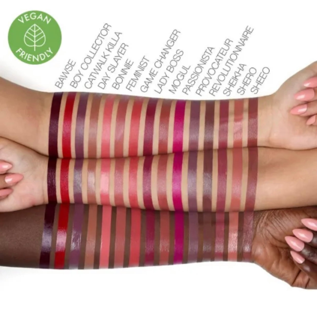Huda Beauty Demi-matte high pigmented premium Cream Lipstick in the color “provocateur” sold out everywhere & now only available at Facetreasures Luxury Boutique & Monthly boxes with very Limited amount in stock, visit Facetreasures.com to get yours