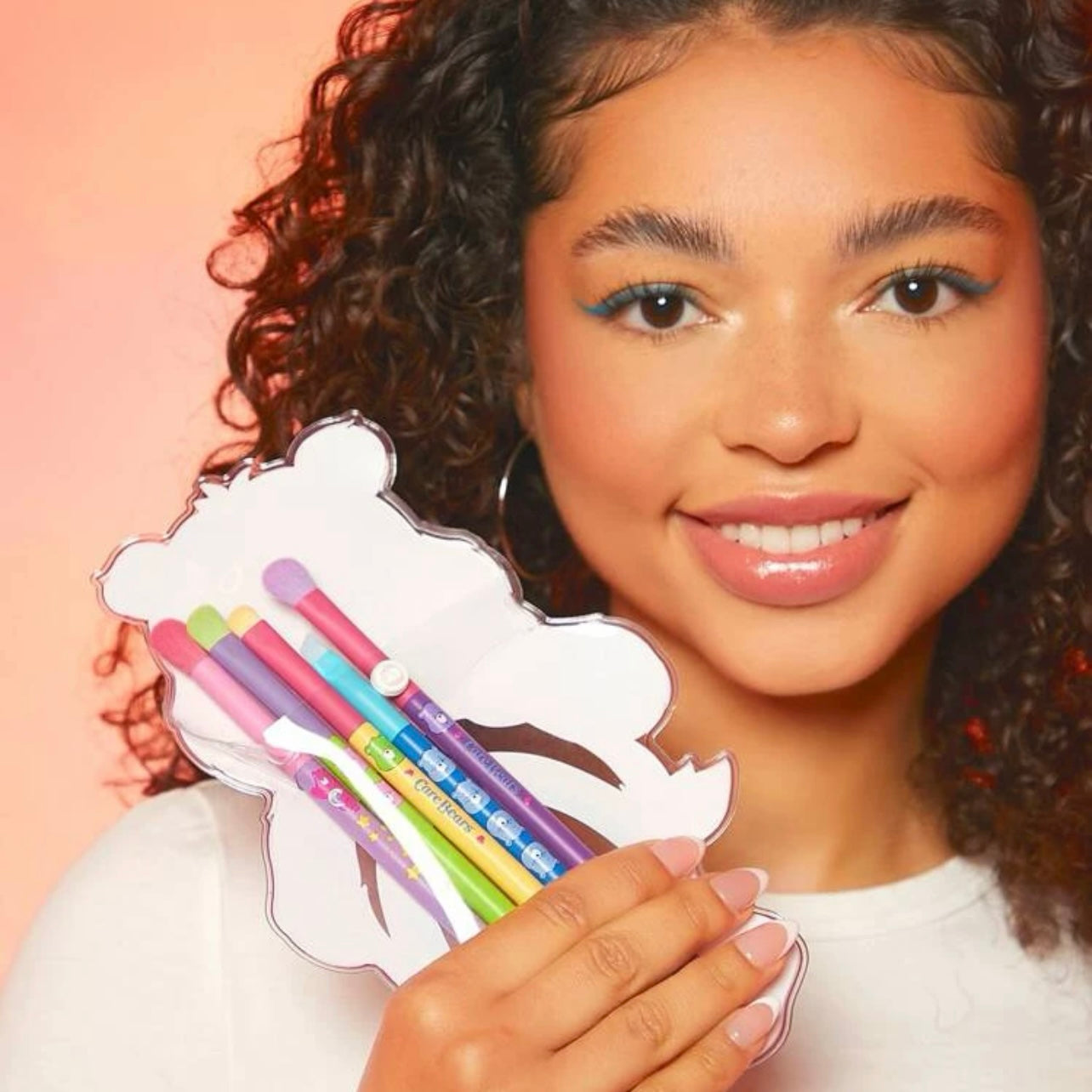 Premium Limited Edition Professional Care Bear Makeup Brush Set w/ Matching Case