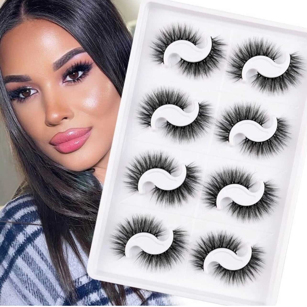 18mm Dramatic Vegan Mink Eyelashes