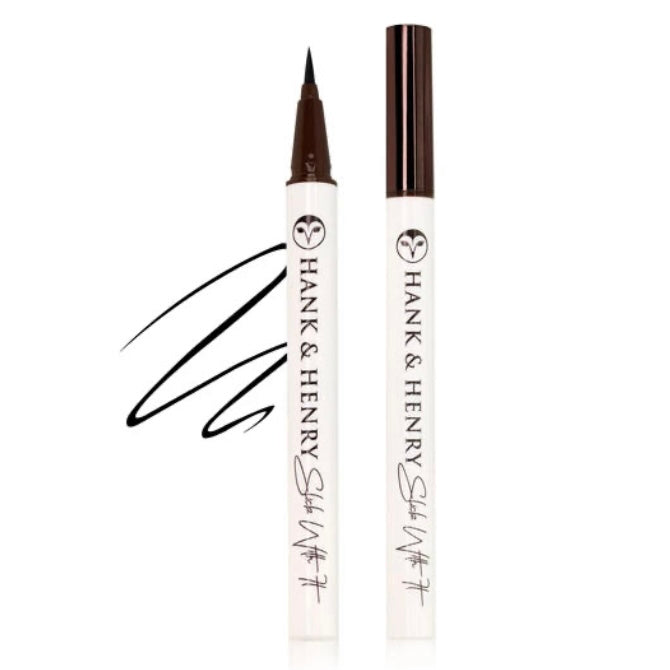 HANK & HENRY Slick With It Liquid Eye Liner| Blickity Black| Full-size
