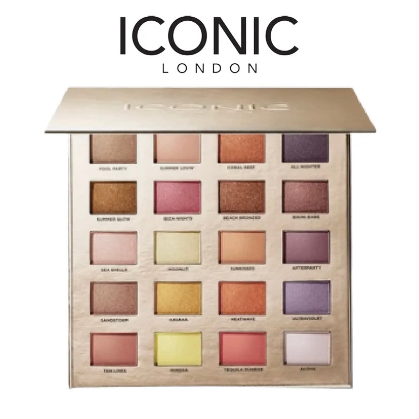Iconic London Sunset To Sunrise Eyeshadow Palette With 20 Summer Inspired Shades