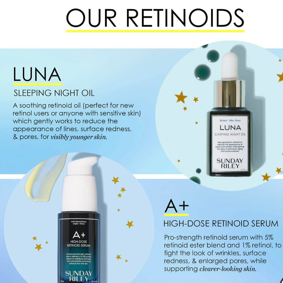 Sunday Riley A+ High-Dose Retinoid Serum Full size 1oz.