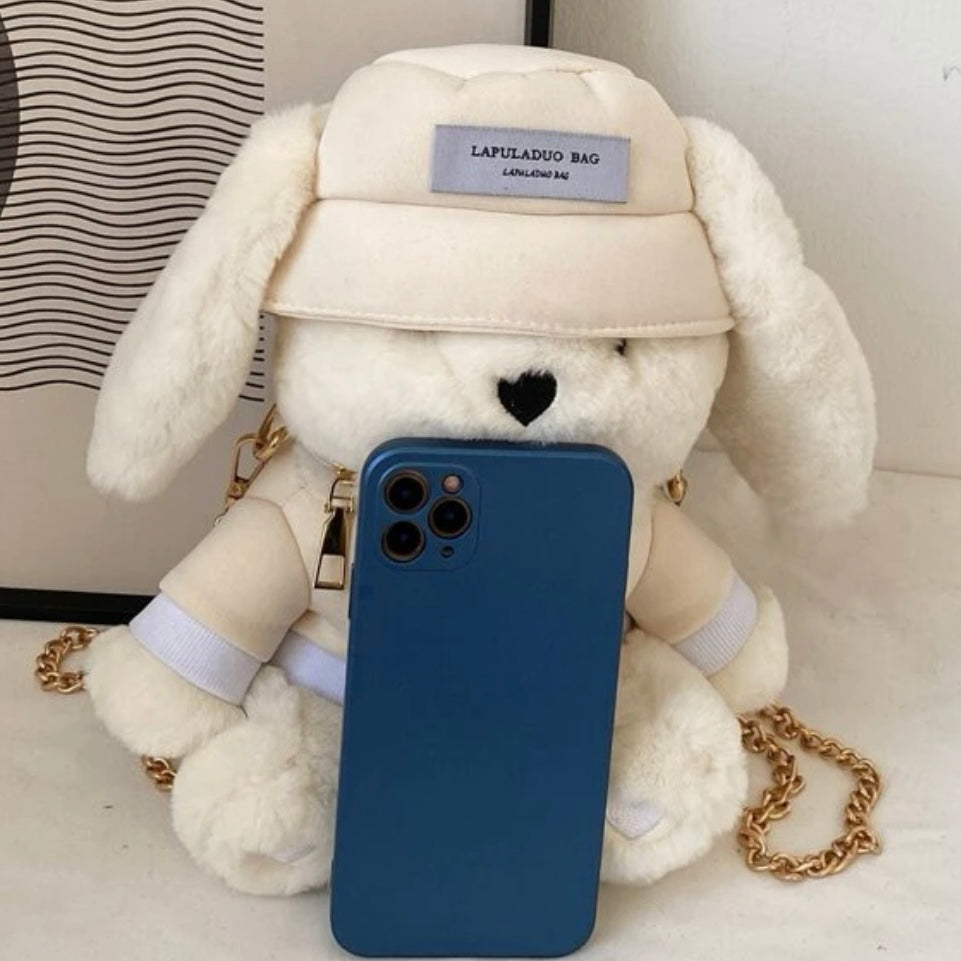The Super Plush Cute Teddy Bear Bag| Hand Bag | Purse For Ladies, Tweens, Kids