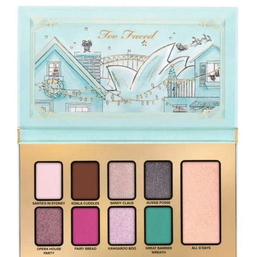Too Faced Limited Edition Premium Lidschattenpalette Weihnachten in Sydney | Volle Größe