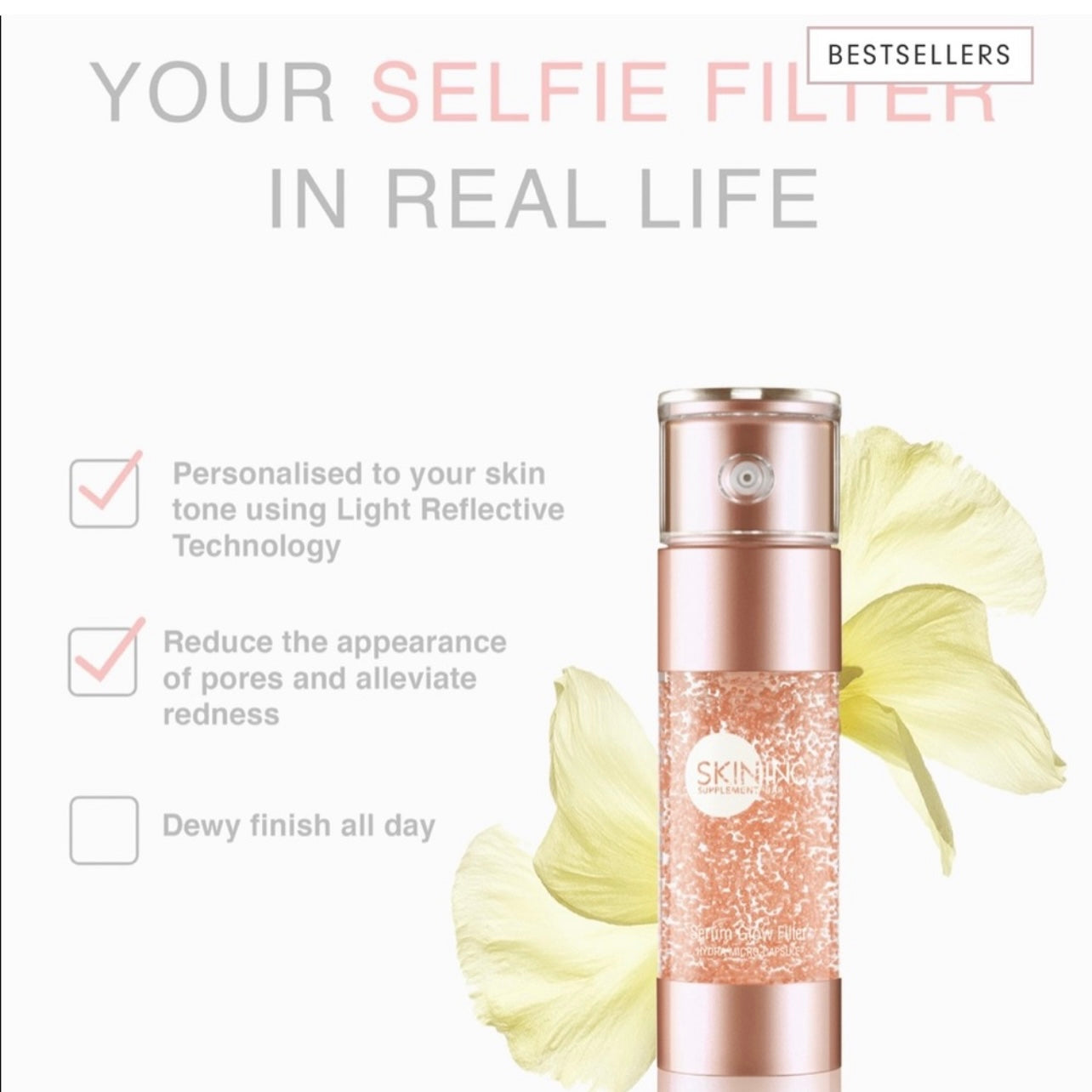 Skin Inc. Hydra Micro Capsule Glow Serum Filter | Full-size 1oz.