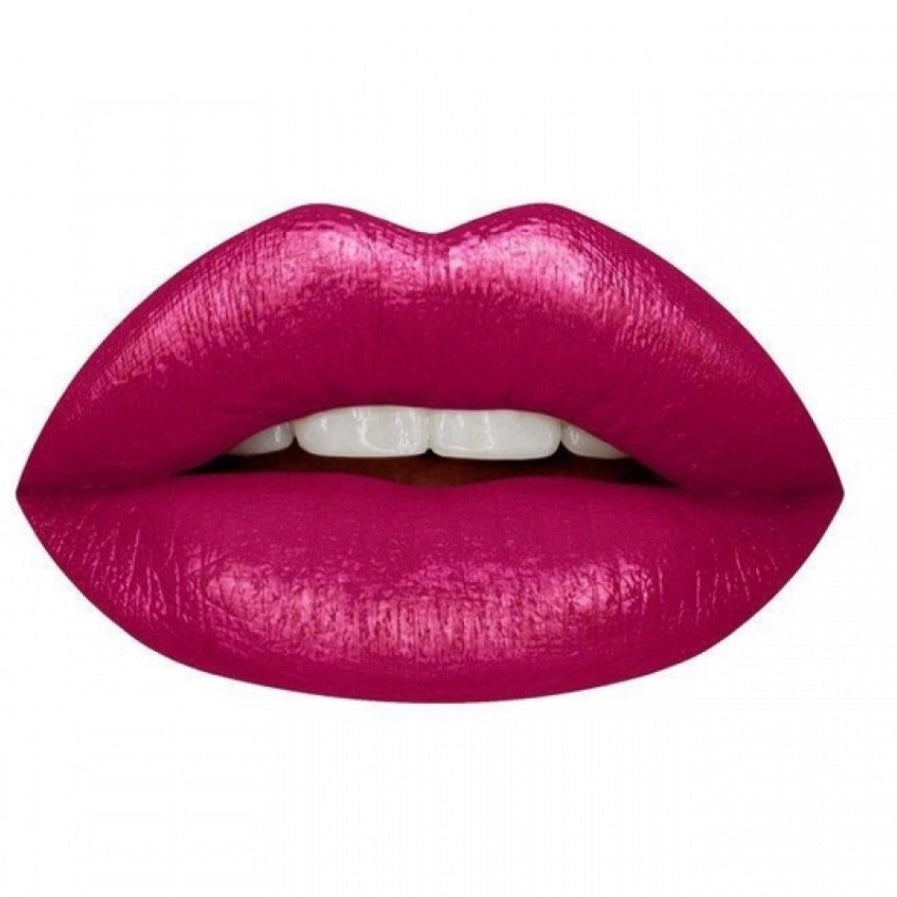 huda beauty demi-matte Highly pigmented cream lipstick in the color passionista
