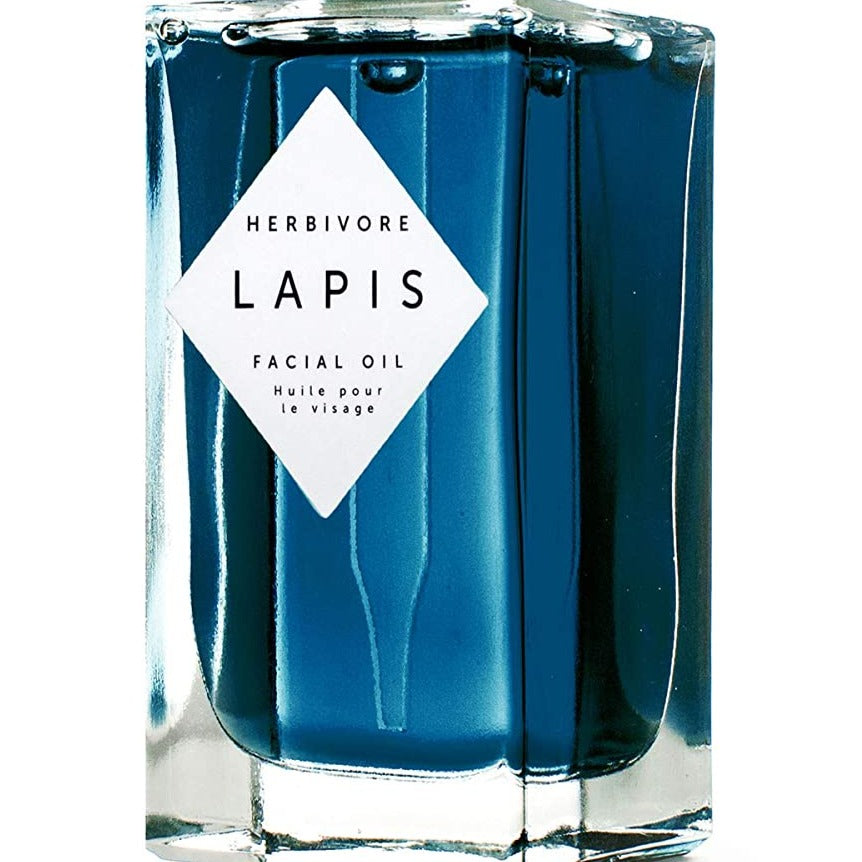 herbivore lapis skin oil Contains A Component Called Azulene Which Is Deep Blue In Color And Acts As A Powerful Anti-inflammatory That Aids In Reducing Redness & Clarifying One's Complexion Formulated For Combination, Oily & Blemish Prone Skin Types Or Any Skin Type In Need Of Relief From Inflammation Target Concerns: Blemishes/Acne, Oily Skin, Redness Truly Natural, Vegan, Cruelty-Free