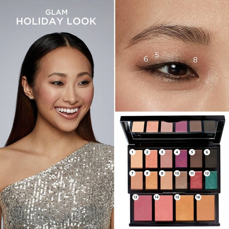 A Parisian Wanderlust Luxury Eye and Face Palette that delivers on Luxury, Style & Quality. Exclusive to the Lancôme Beauty Box, this 12-shade makeup palette offers the best of both worlds. You’ll find everyday neutrals with a matte finish — think work-friendly soft taupe and brown shades — as well as brighter colors with shimmery and metallic finishes to add a little drama for a special occasion or night out.