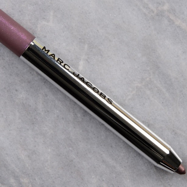 Marc Jacobs Highliner Gel Eyeliner In The Shade Cherry on Taupe
