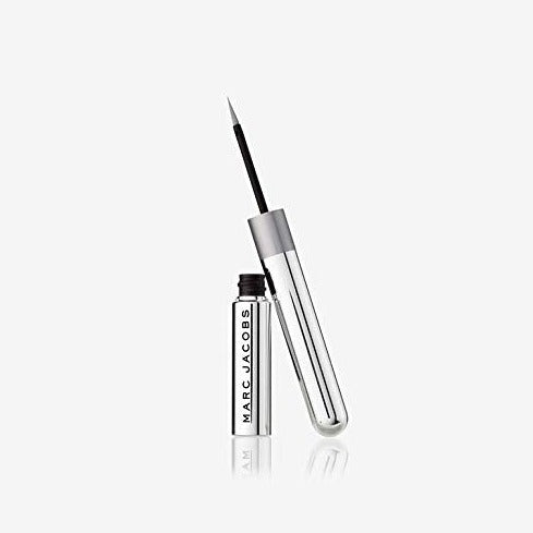 A waterproof, liquid-gel eyeliner with extreme longwear, shiny color, available in Marc's Jacobs signature Silver Lining and eye-catching metallic shade finishes. Dress up your cat eye with extreme longwear, shiny pigment that lasts. Meet the new liquid-gel eyeliner, inspired by the cult-favorite Highliner Gel Eye Crayon. Stand out among them all and give your eyes and instant pop of color.