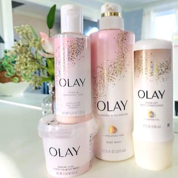 Olay Pitaya & Cranberry Seed Exfoliating Face & Body Powder