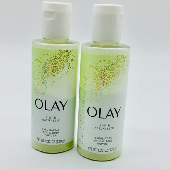 Olay Kiwi & Adzuki Seed Exfoliating Face, Body Powder, 4.23 Oz.