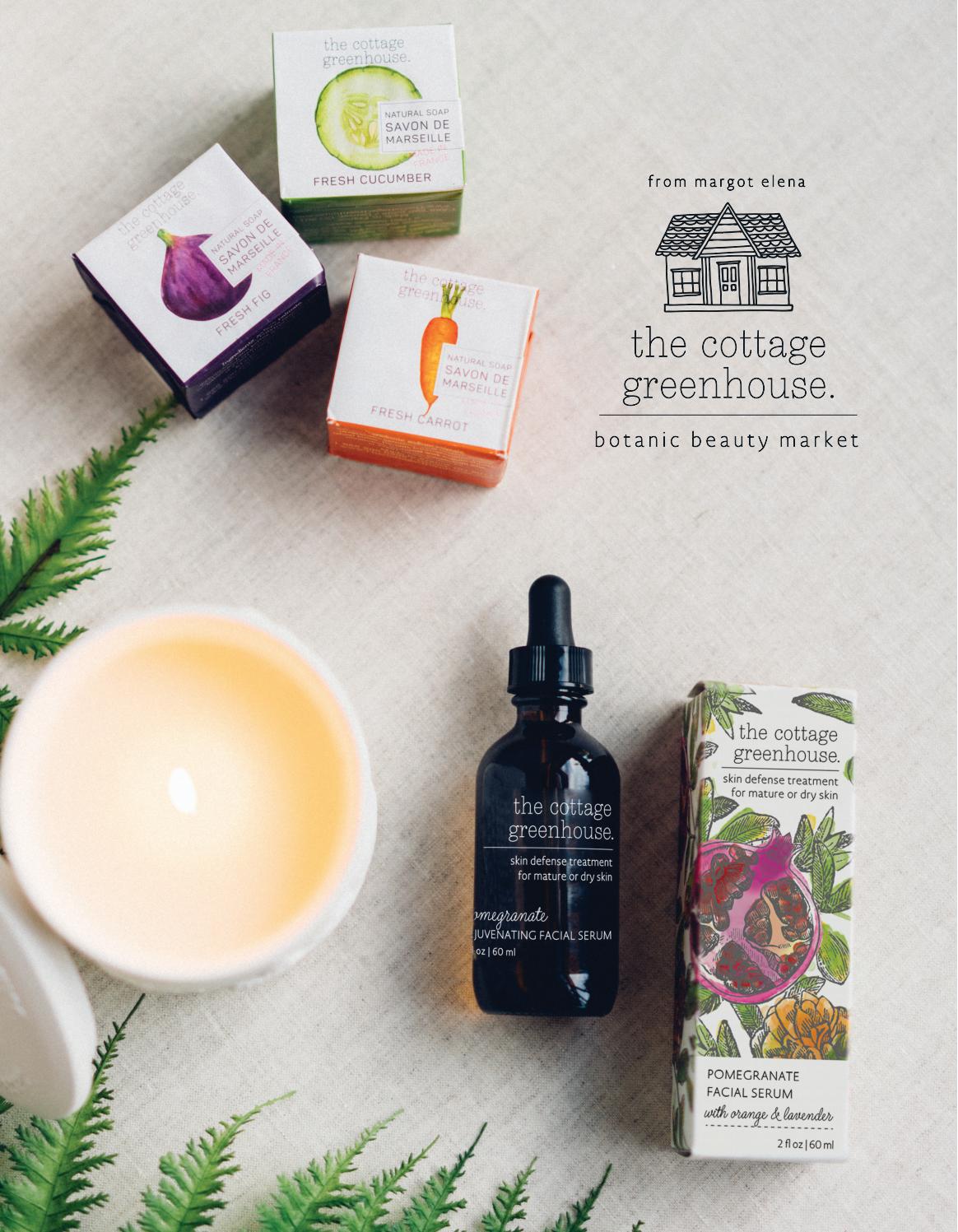 2ounce the cottage green house pomegranate self defense facial oil