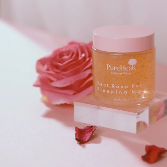 Pure Heals Skincare | Nwt- Pureheals Real Rose Petal Sleeping Mask | Color: Pink | Size: Os | Crmitchell714's Closet