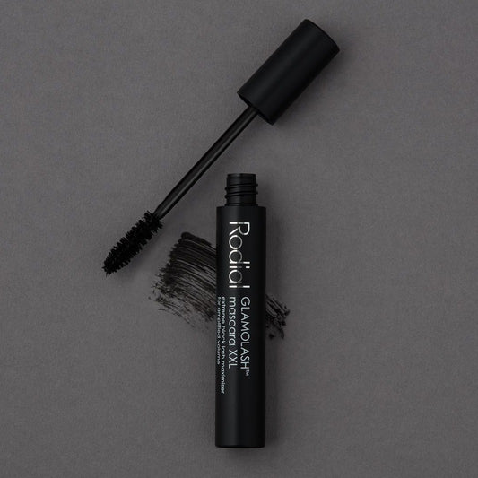 glamolash mascara by rodial XXL IN the color “VERY BLACK”