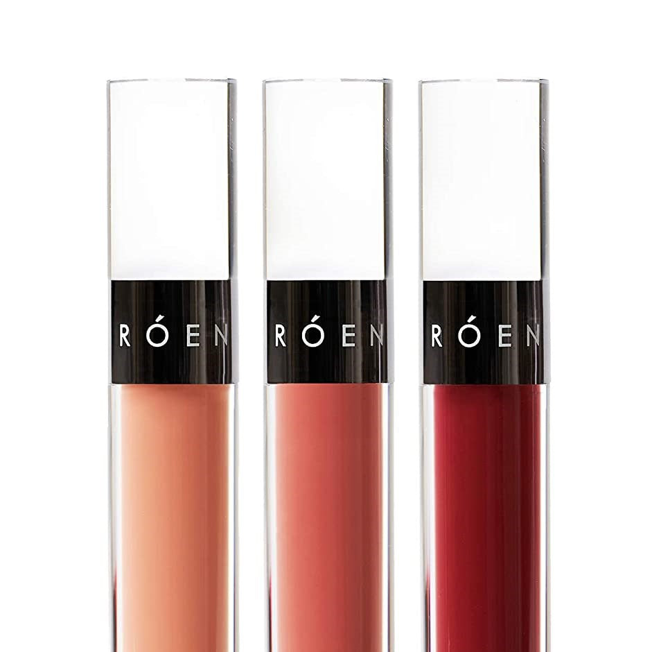 ROEN - Natural Kiss My Liquid Lip Balm | Vegan, Cruelty-Free, Clean Makeup (Charlie - Dusty Rose)