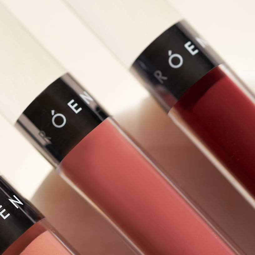 ROEN - Natural Kiss My Liquid Lip Balm | Vegan, Cruelty-Free, Clean Makeup (Charlie - Dusty Rose)