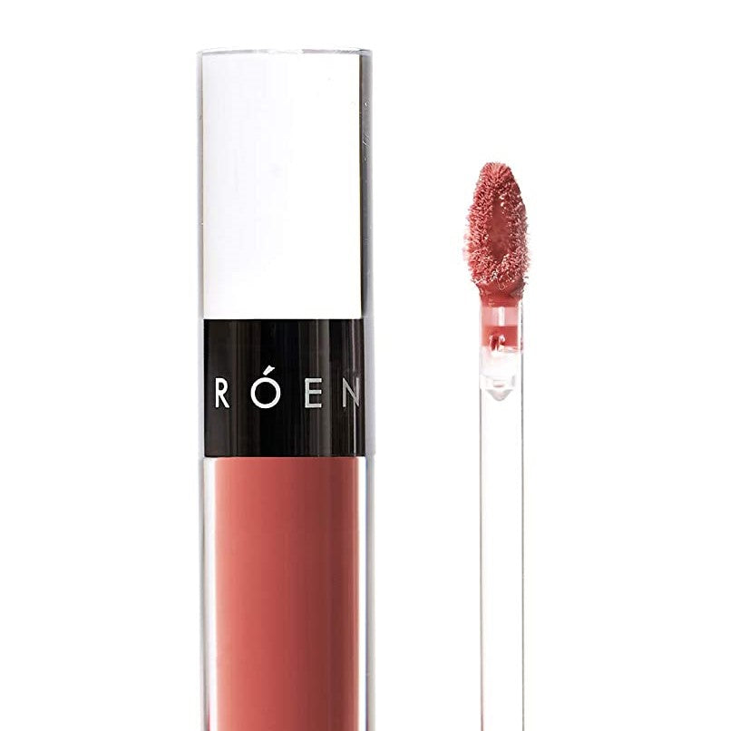 ROEN - Natural Kiss My Liquid Lip Balm | Vegan, Cruelty-Free, Clean Makeup (Charlie - Dusty Rose)