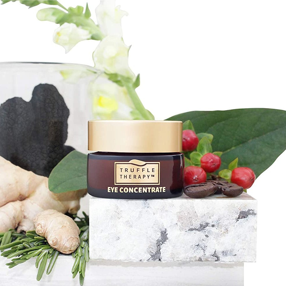 skin & co truffle eye cream was Created to target the appearance of 'tired eyes', puffiness, bags, dark circles, and signs of aging – Truffle Therapy Eye Concentrate has been perfected through decades of research to hydrate, nourish and rejuvenate the delicate eye contour. Formulated with antioxidants, essential fatty acids, vitamins to protect against free radical and environmental damage, and hydrolyzed fruit extracts to energize and reveal brighter eyes, Truffle Therapy Eye Concentrate