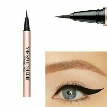 This cutting-edge liquid eyeliner is the easiest you'll ever use, created to produce a sharp, fluid, smudge-proof line, every time! Ingredient Callouts: Free of parabens and phthalates. This product is also vegan, cruelty-free, and gluten-free.