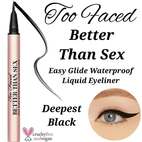 This cutting-edge liquid eyeliner is the easiest you'll ever use, created to produce a sharp, fluid, smudge-proof line, every time! Ingredient Callouts: Free of parabens and phthalates. This product is also vegan, cruelty-free, and gluten-free.