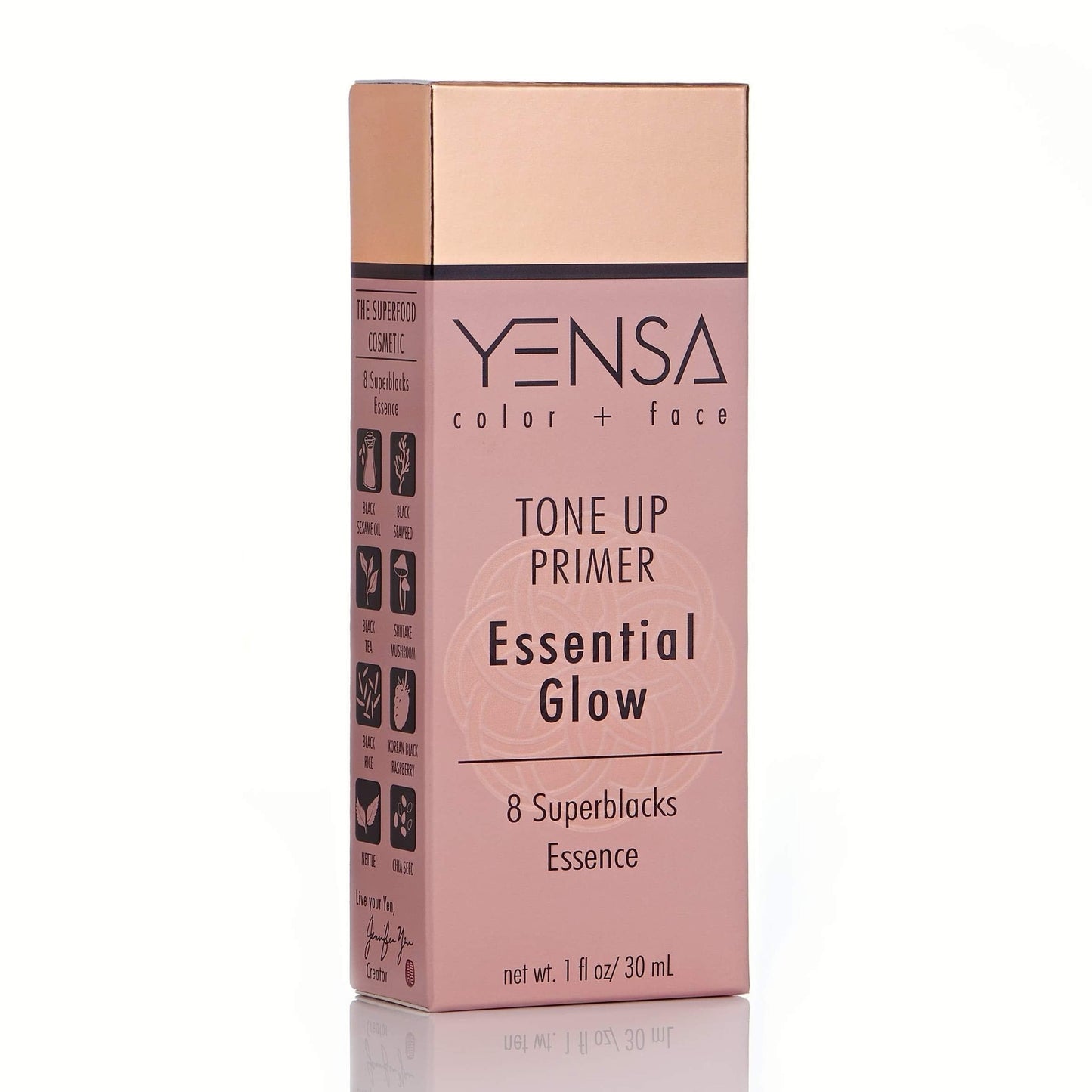 This primer is the perfect first step to achieving a superfood glow. Infused with 8 super-powered skin-loving ingredients to help minimize the appearance of pores, fine lines, and wrinkles. The lightweight satin-sheen formula creates an invisible skin-perfecting finish.